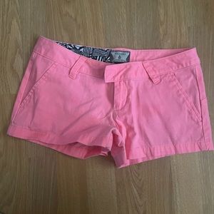 Volcom pink shorts